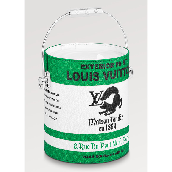 Louis Vuitton Green LV Paint Can Monogram Top Handle Shoulder Crossbody Bag - Picture 3 of 14